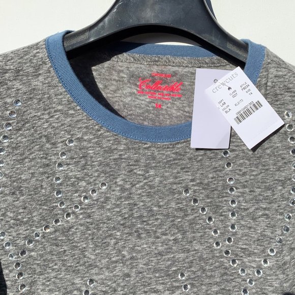 J. Crew Collectible crewcuts long sleeve t-shirt, size 14, NWT! - Picture 3 of 3